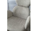 Стул VARDY 360 град.поворот. Brego-31 Бежевый, ткань/ 7525-01 Бежевый, велюр/Черный, ®DISAUR