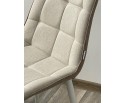 Стул CHIC VF-01/ VF-02 светло-бежевый/ бежевый, ткань/ белый каркас 