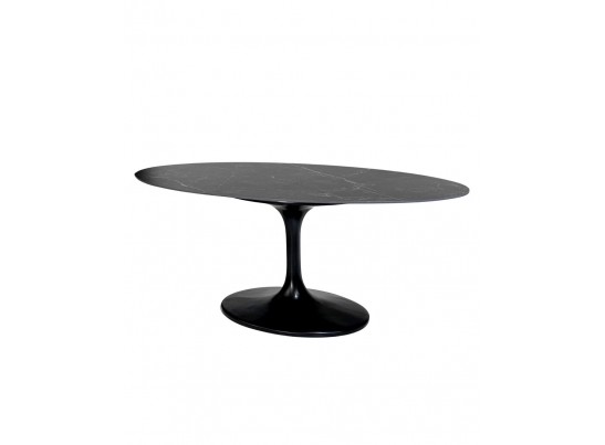 Стол AVOLA 180 MATT BLACK MARBLE SOLID CERAMIC / BLACK 