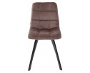 Стул CHILLI SQUARE BLUVEL-38 LATTE, велюр 