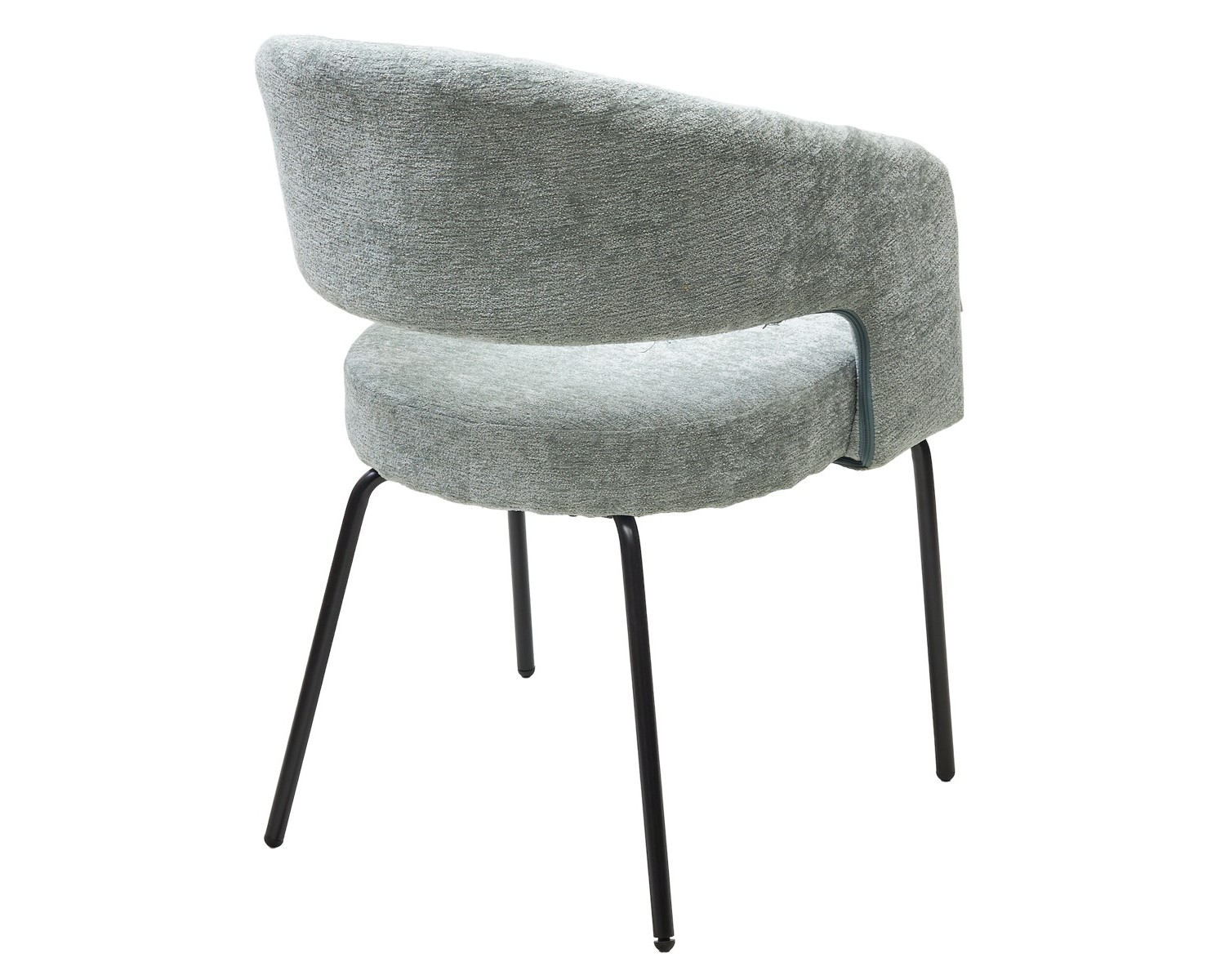 Стул SNUG 3018-04 мятный, шенилл / черный каркас, ®DISAUR