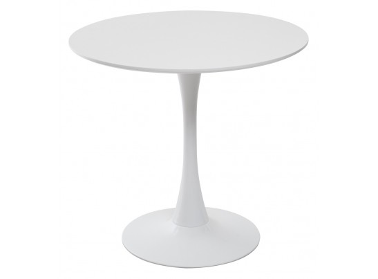 Стол COLUMN T631 WHITE D80 