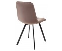 Стул CHILLI SQUARE BLUVEL-38 LATTE, велюр 
