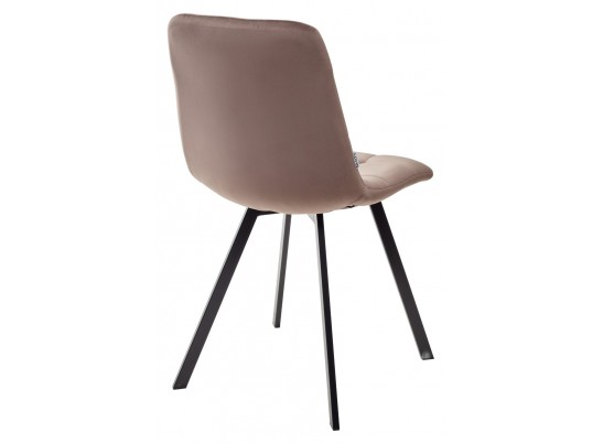 Стул CHILLI SQUARE BLUVEL-38 LATTE, велюр 