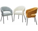 Стул SNUG 3018-04 мятный, шенилл / черный каркас, ®DISAUR