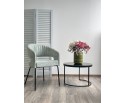 Стул SNUG 3018-04 мятный, шенилл / черный каркас, ®DISAUR