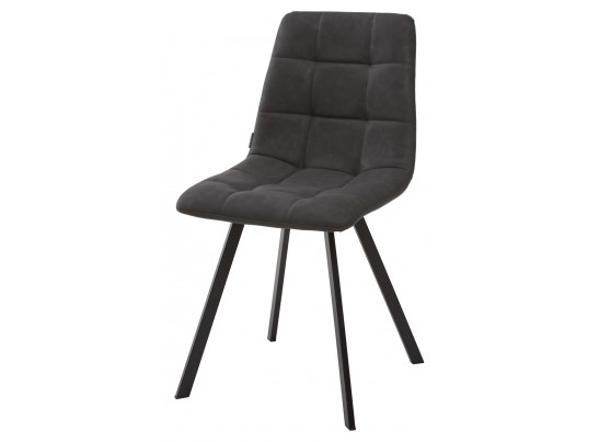 Стул CHILLI SQUARE RU-08 антрацит, PU / черный каркас 