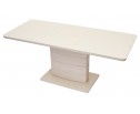 Стол ALTA 120 BEIGE / супер бежевое глянцевое стекло 