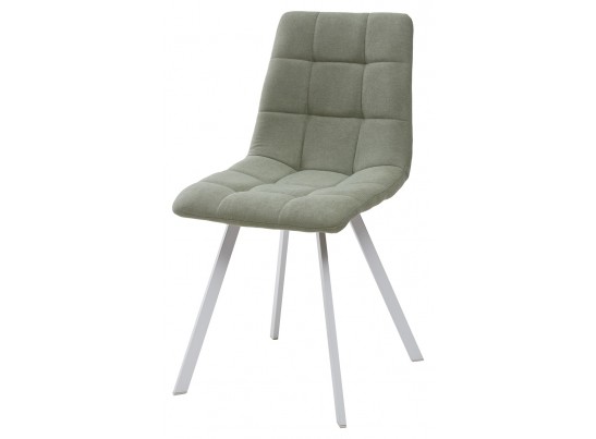 Стул CHILLI SQUARE UF860-11B мятный, ткань/ белый каркас 