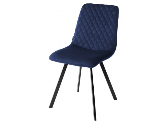 Стул DAIQUIRI BLUVEL-86 NAVY BLUE, велюр 