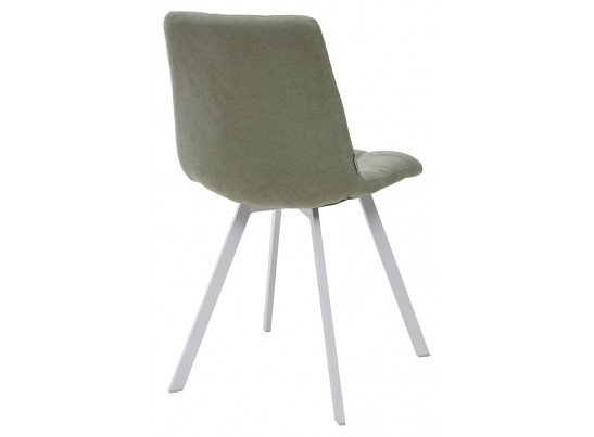 Стул CHILLI SQUARE UF860-11B мятный, ткань/ белый каркас 