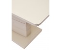 Стол ALTA 120 BEIGE / супер бежевое глянцевое стекло 