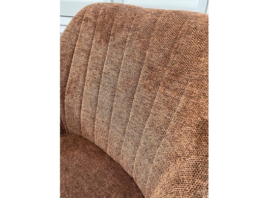 Стул BRANDY WZ2042-08 бронзовый фактурный велюр/ черный каркас 