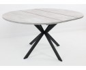 Стол ВЕГА D110 раскладной Цемент /черный каркас 