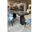 Стол БОГАРТ 200 TITANIUM BLACK PULIDO, керамика / Черный 