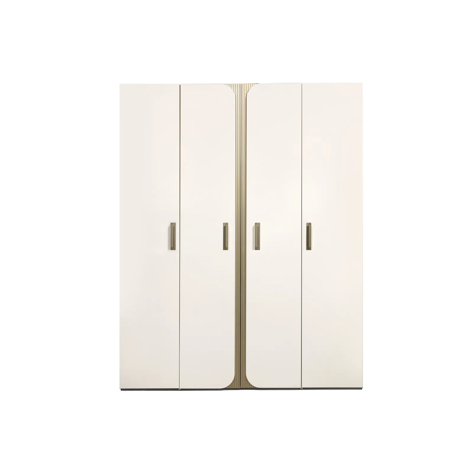 Шкаф четырёхдверный Бордо без зеркал, сатин
